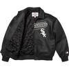 Supreme Chicago White Sox Leather Varsity Jacket Black