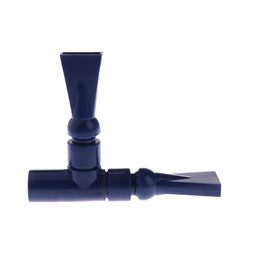 LafyHo Aquarium Filter Duck Bill Flat Nozzle Pump Sump Outlet Tube Fish Tank Outflow Jet Pipe Tube Return MarineBlackBlack 1