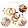 Glossy Beads Fruit Beaded Bracelet Gold Tone Clasp Beaded Wrist Jewelry  Gift for Girls