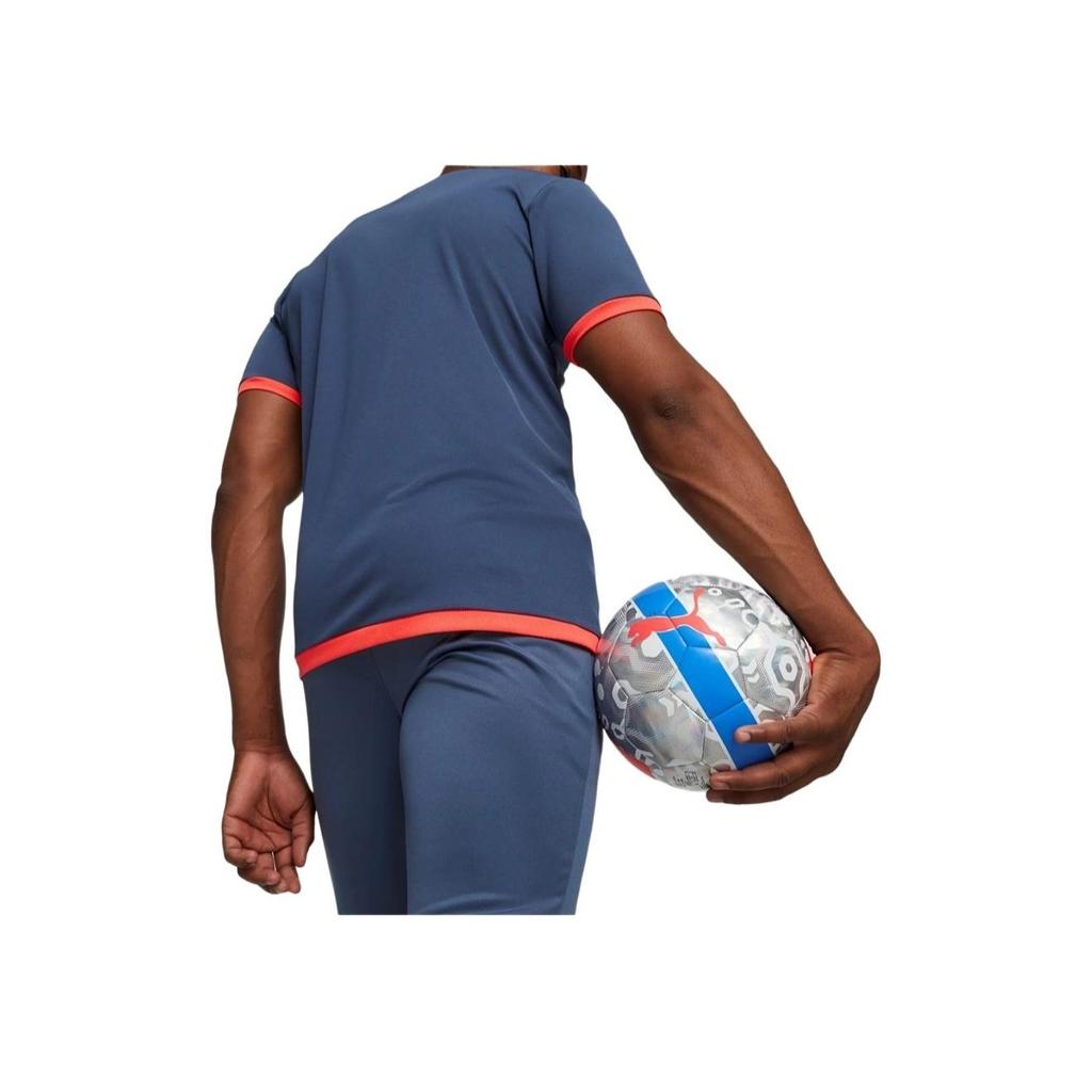 Puma Teamliga Jersey Round Neck Fashion Soft Sports Short Sleeve T-Shirt Men Tops Blue 704917-55