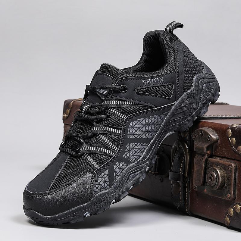 Herren 2024 neue Bergschuhe Herren Freizeitsportschuhe rutschfest leicht modisch atmungsaktiv große Größe Herrenschuhe