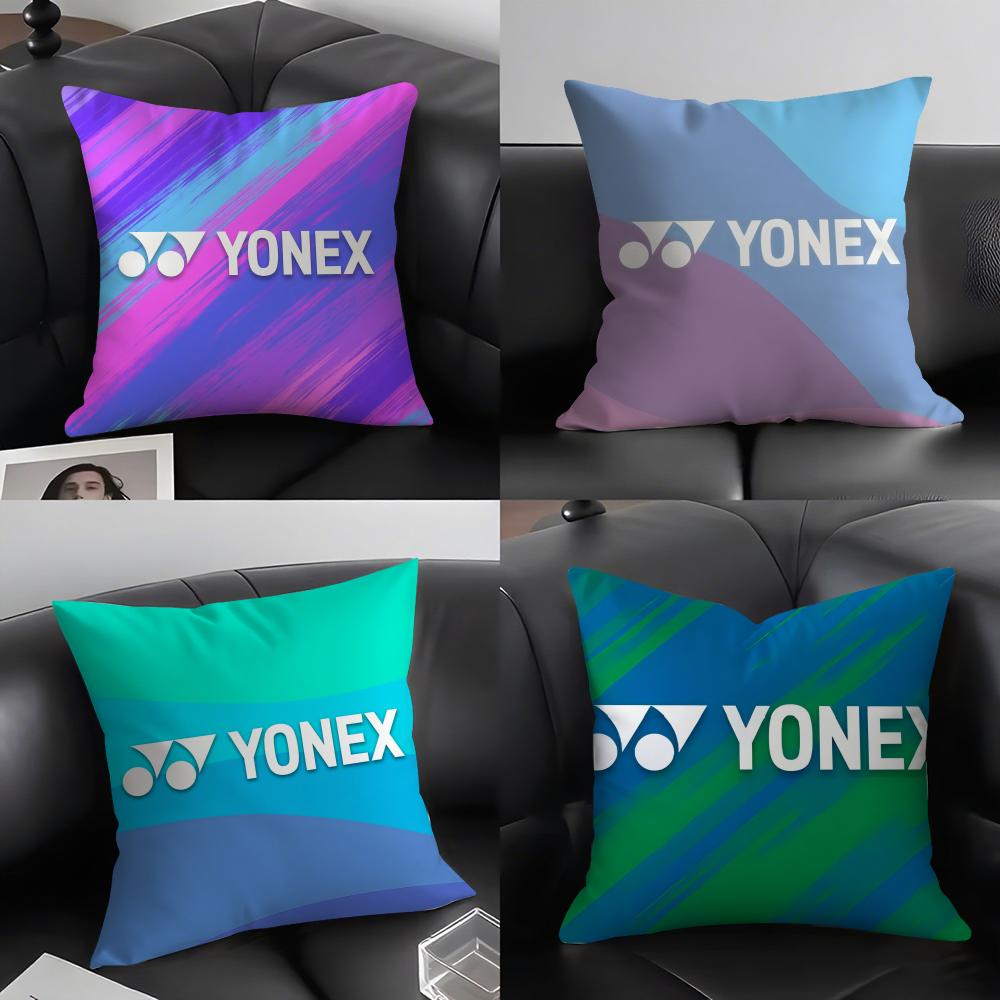 Luxury YYonex Cushion Cover Elegant Comfort Pillowcase Sofa Bed Doublesided Printed Invisible Zipper Home Decor