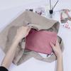 Women Large Capacity Zipper Make Up Organizer Storage Clutch Corduroy Travel Cosmetic Bag Portable Makeup Storage Bag Purses
