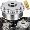 Easy Installation Fuel Filter Cap with Pressure Port for 6.0L Aluminum Filter Caps Replacement Auto Accessory