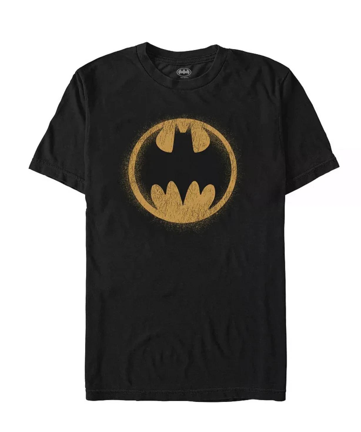 

Unisex Adult Classic Graphic BATMAN Classic Circle Spray LOGO T SHI... XL