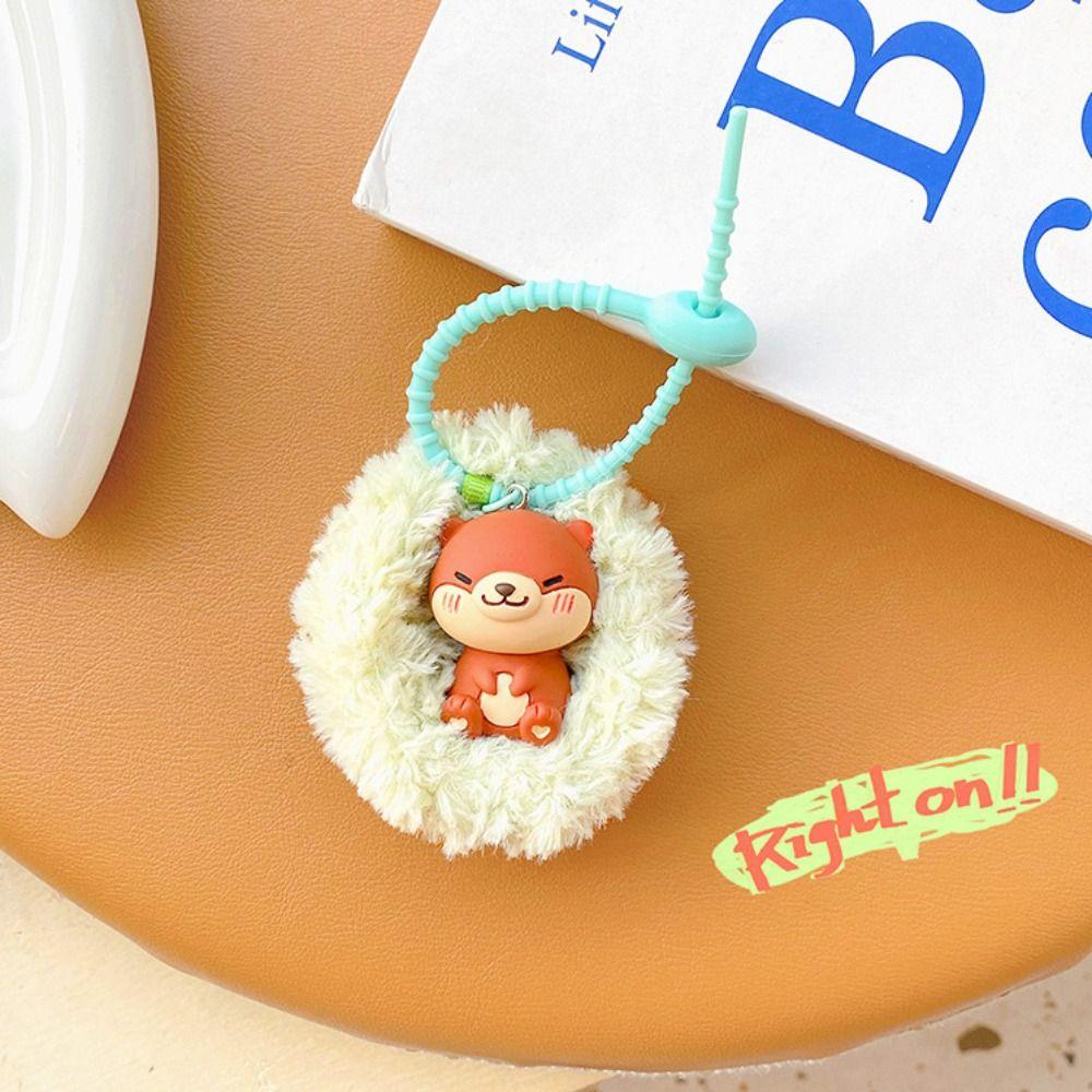

Подвеска Pithecia White-faced Saki Kawaii Squirrel Keycahin Подвесной аксессуар