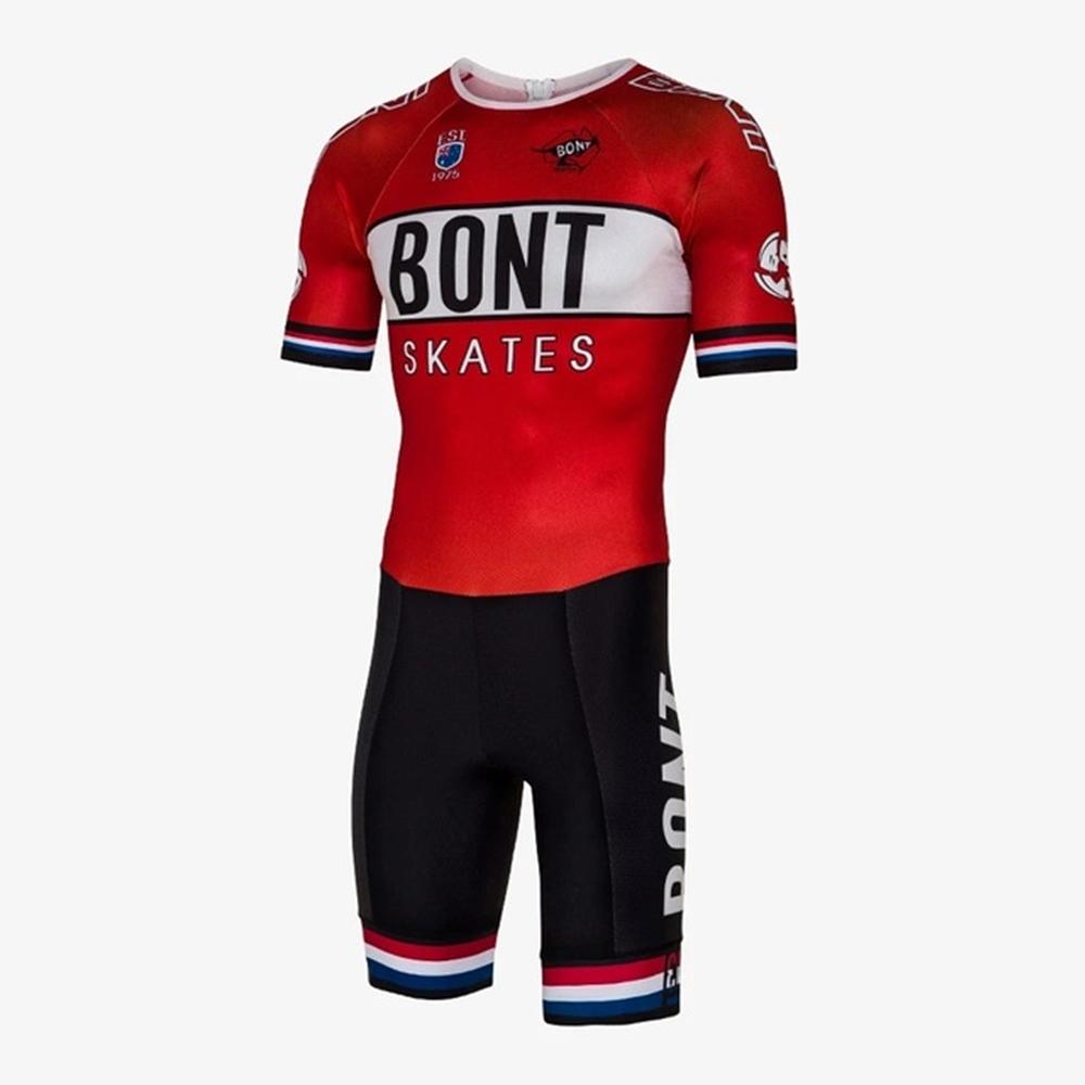 Summer Breathable Cycling Suit Set 2026 Bont Men Pro Team Inline Speed Skating Racing Suit Skinsuit