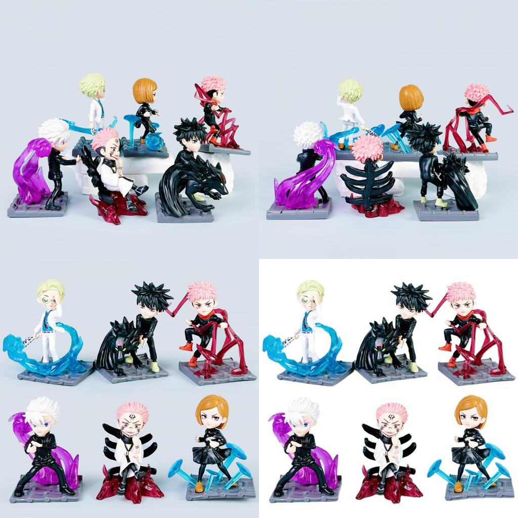 Jujutsu Kaisen Pvc Character Models With Battle Pose Effects For Anime Collectors And Decor