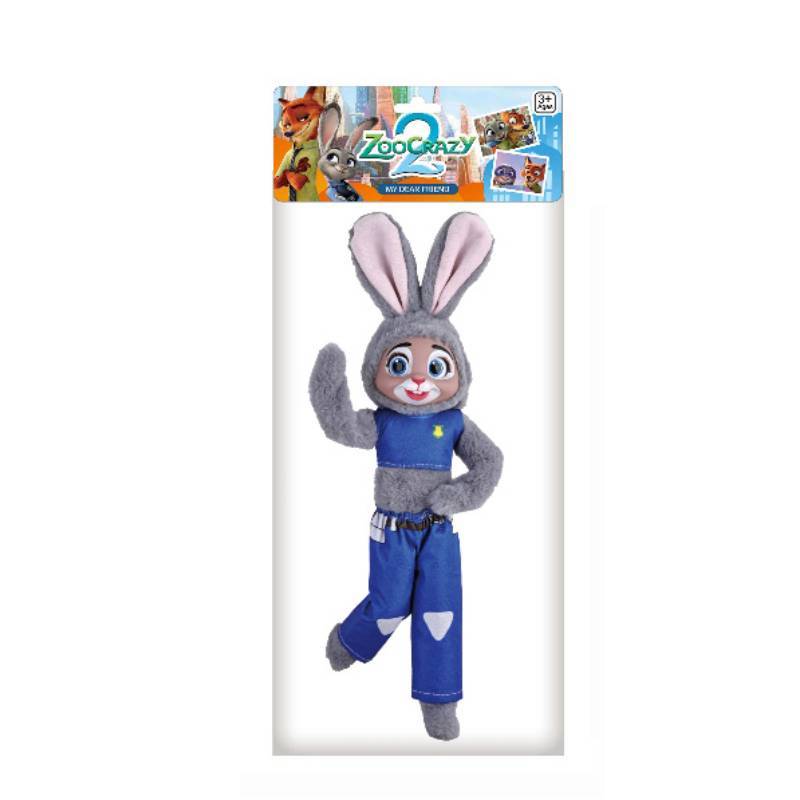 Zootopia Judy Nick Plush Toy Set For Kids Cartoon Gift Collection Judy