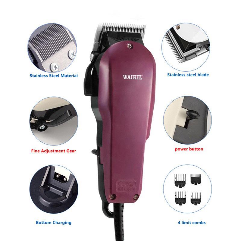 Corded Electric Hair Clipper & Salon Scissors Set