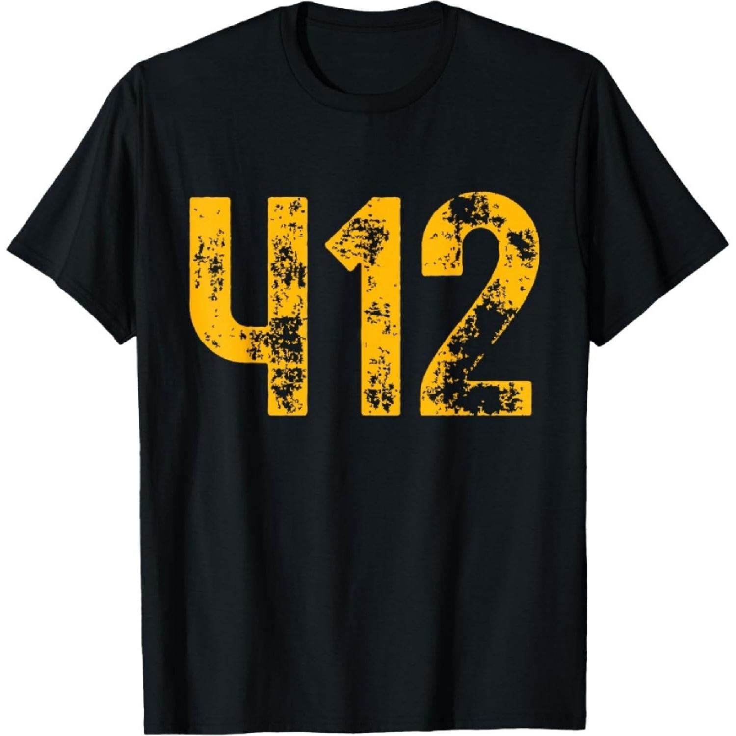 Питтсбург Пенсильвания 412 Стальной город Домашняя гордость Футболка XXXXXL чёрный