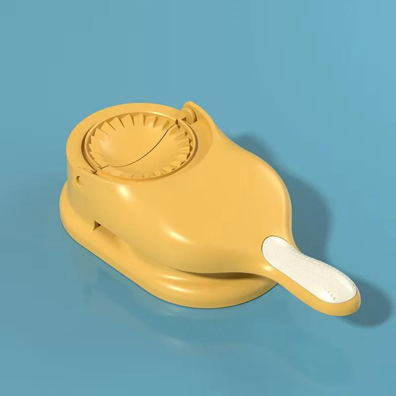 

New Multi Functional Dumpling Machine - Simple DIY Dough Pressing Machine Dumpling Mold -Dumpling Maker Kitchen Tool світло-жовтого кольору