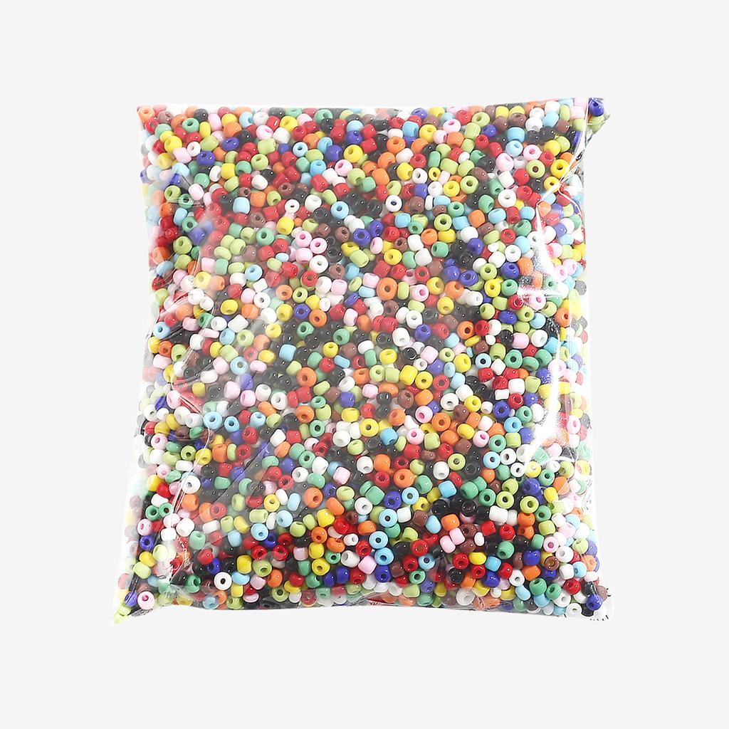 2/3/4 mm einfarbige tschechische Glassamen-Abstandsperlen für Schmuck, handgefertigtes DIY-Zubehör