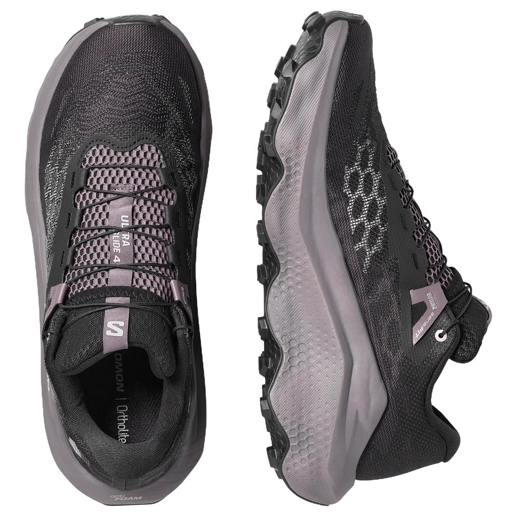 SALOMON ULTRA GLIDE 4 Trail Running Shoes Men's Black Gray 491412