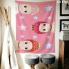 Sonny Angel Wall Tapestry Aesthetic Wall Hanging Printed Fabric Blanket Decorative Tapestries for Bedroom Living Room Home Decor