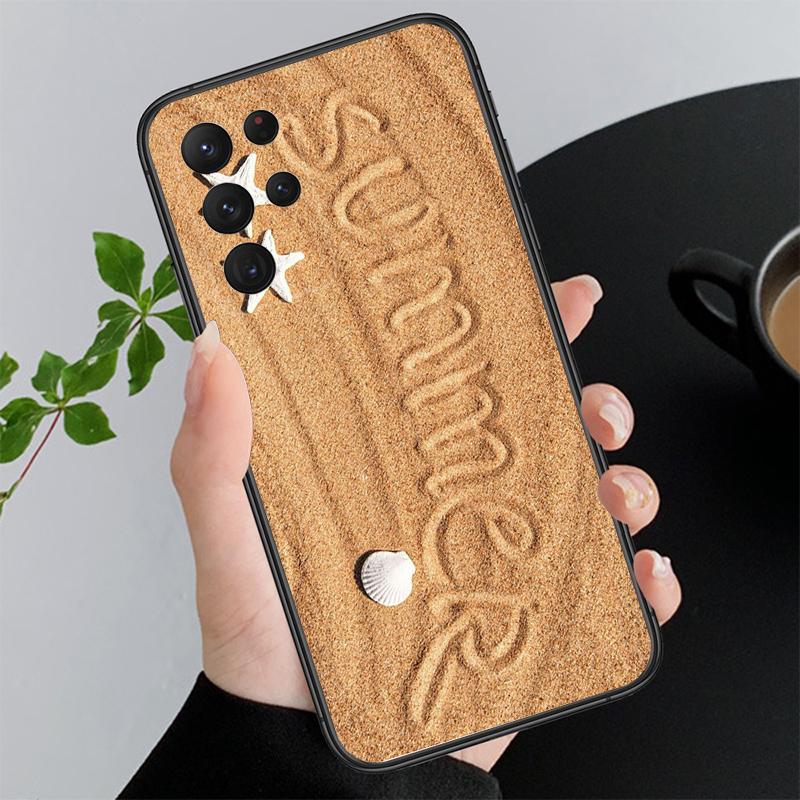 Phone Case For Samsung A17 A55 A16 A56 A35 A15 A53 A54 A33 A34 A25 A05S A52 A52S A07 A26 A06 Shell Summer Beach