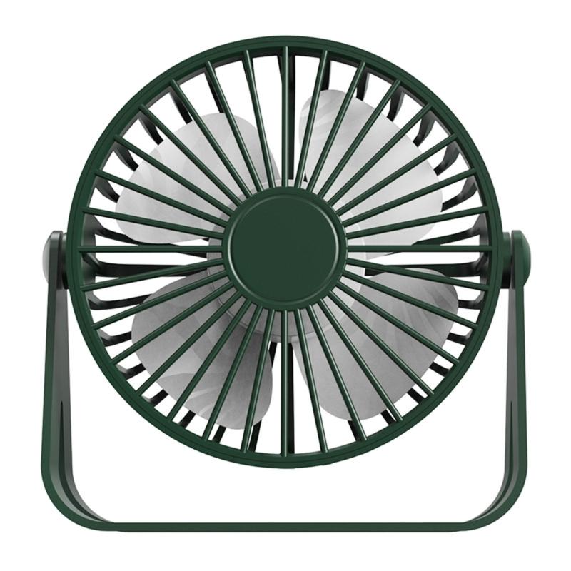 USB Desktop Fan Lightweight Adjustable Summer Electric Fan For Home Office Student Dormitory Outdoor Camping Travel