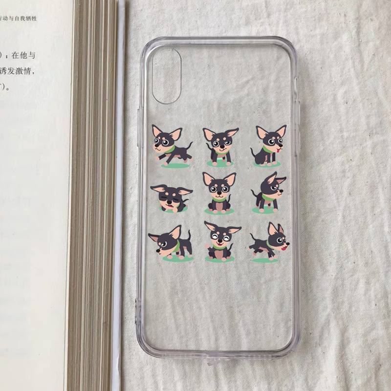 Chihuahua Dog Fashion Phone Case for iPhone 11 12 13 mini pro XS MAX 8 7 6 6S Plus X 5S SE 2020 XR case