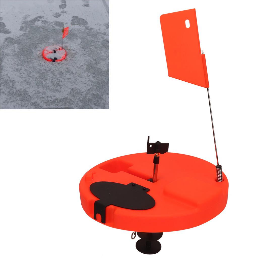 Tip Up Winter Ice Fishing Rod Marker Flag Outdoor Winter Automatic Fishing Platform Flag Marker Equi