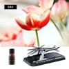 Solar Car Fragrance Helicopter Car Air Freshener Ornaments Decor Interior Decoration Solar Rotating Aroma Diffuser for Office