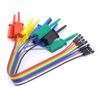 20cm 10 Needle Hook Clamp Kit Logic Analyzer Cable Clamp Probe Logic Analyzer Cable Test Lead For Connect Chips