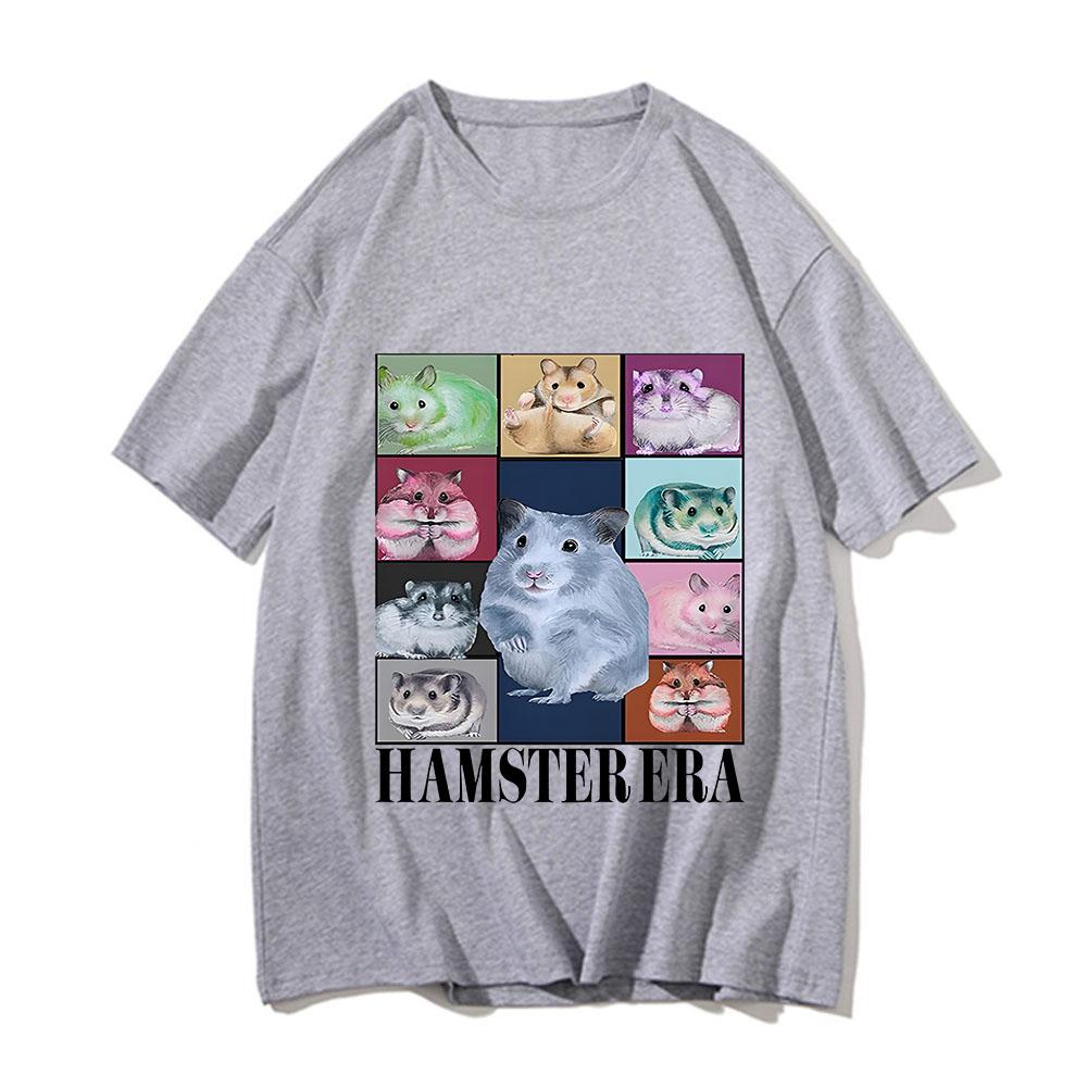 Vtipné tričko Eras Tour s křečkem Retro pánské/dámské tričko Harajuku oblečení Trička Unisex Vintage Kawaii bavlněné topy Grafická trička