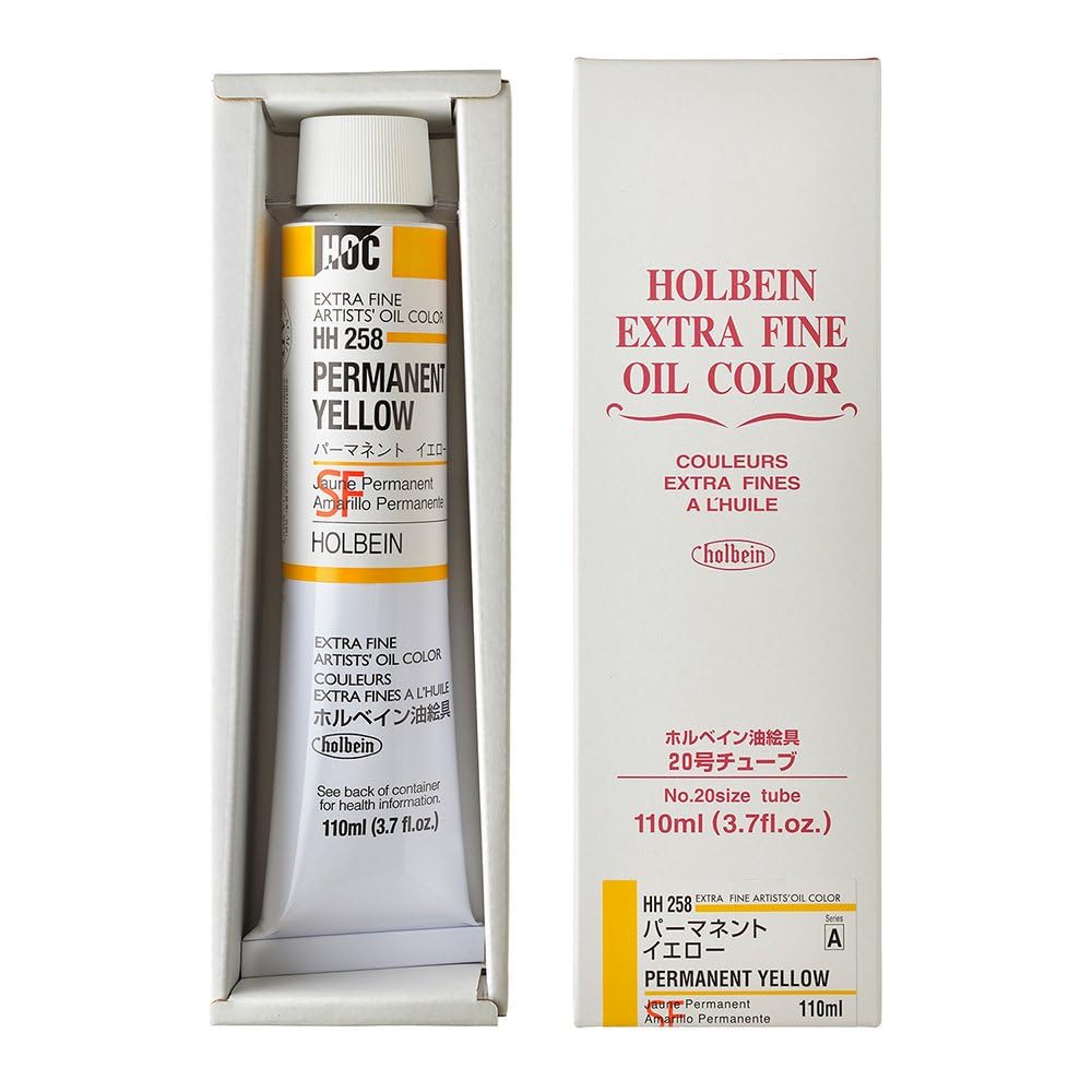 

Holbein oil paint HH258 110ml permanent yellow 10258