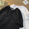American High Street Starry Sky T-Shirt for Men Summer Trendy Oversized Shiny Short Sleeve Top
