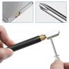 Glass Cutter Set, Glass Cutting Tool, Cuts Sheet Thicknesses 2-6mm, 6-12mm, 12-20mm, Steel Blade with Non-Slip Handle, Super Hard Oil Glass Cutter (Go