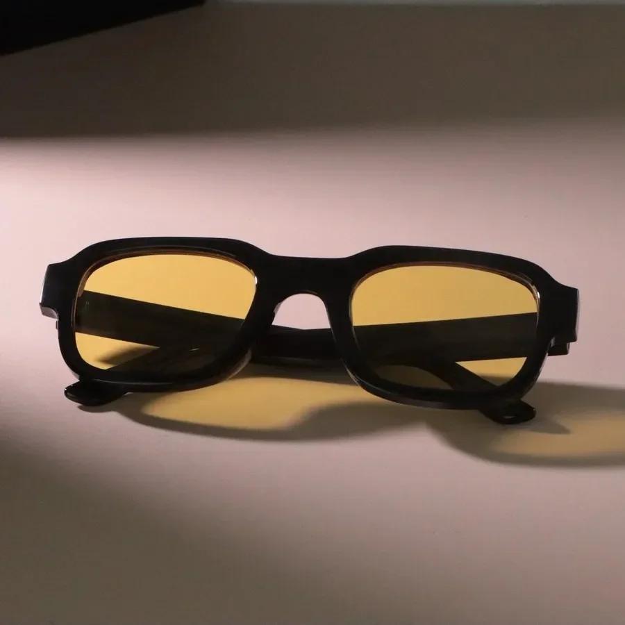 Lunettes de Soleil Rétro Carrées de Designer Petit Cadre Miroir Lunettes de Soleil Femmes Hommes Marque Vintage Oculos De Sol