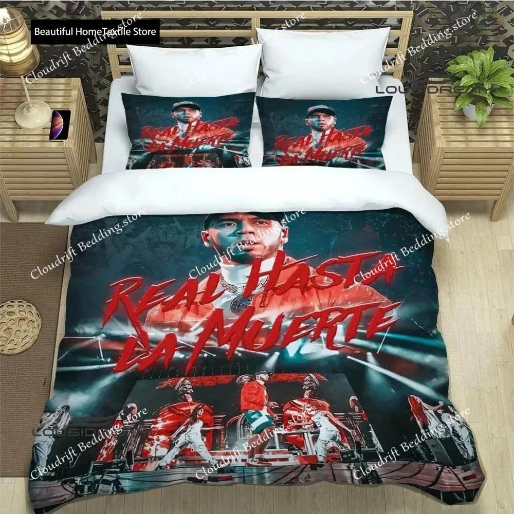 Rapper Anuel AA Printed Bedding Sets Exquisite Bed Supplies Set Duvet Cover Bed Comforter Set Bedding Set Luxury Birthday Gift
