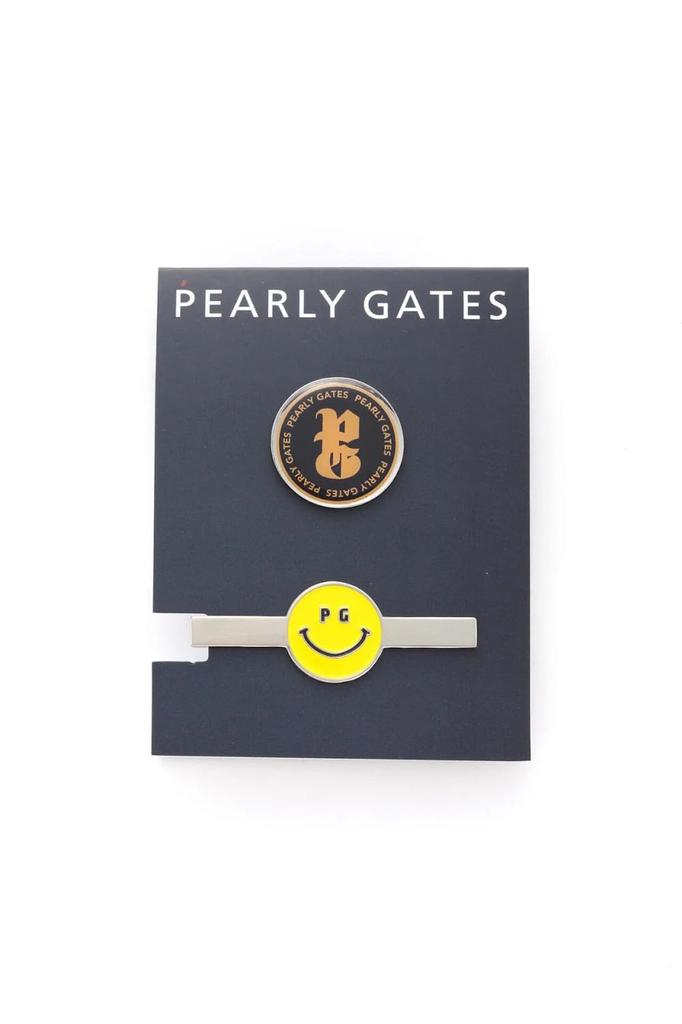 PEARLY GATES Marker (Tie Clip Style Smiley Face) / Golf Magnet / 053-5184209 150_Orange FR
