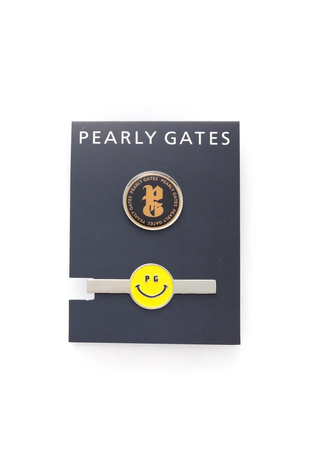 

PEARLY GATES Marker (Tie Clip Style Smiley Face) / Golf Magnet / 053-5184209 150_Orange FR