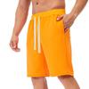 Men's Loose Shorts EU Size Summer Casual Five-point Pants Beach Pants Drawstring Sports Shorts, Men's Fitness Pants
