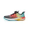 Kids Flame Trendy Fashion Fitness Test Non-Slip Lightweight Shock Absorption Low-Top Running Shoes Men Sneaker Black Red 312515517-6
