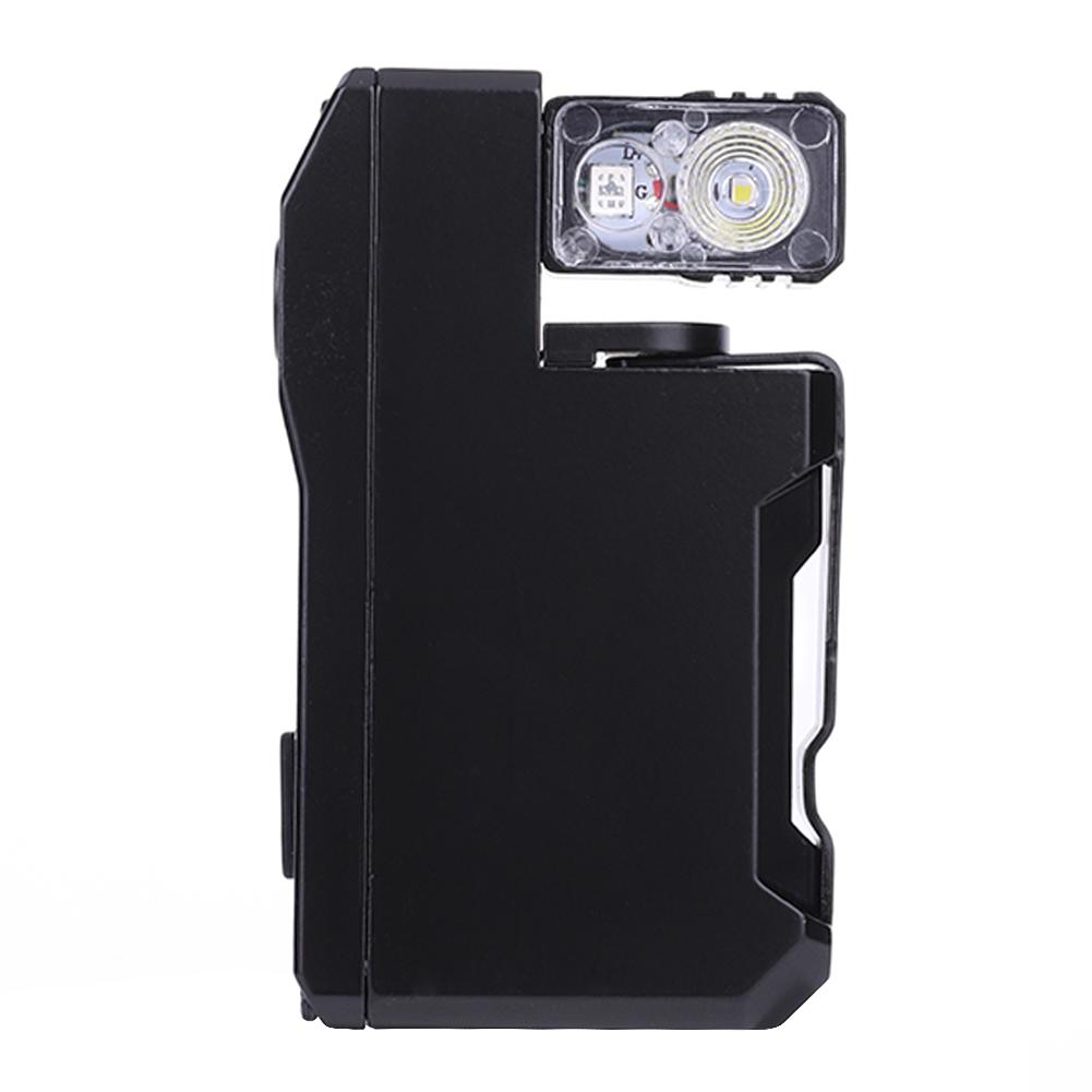 EDC Pocket Flashlight Compact Torch Rechargeable Portable Flat Flashlight Dual Light Source LED Flashlight for Outdoor Emergency