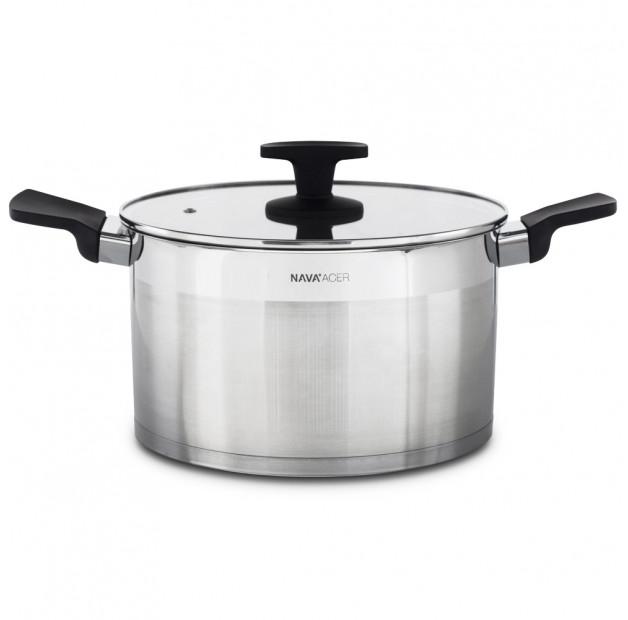 

NAVA Acer 6 л - кастрюля из нержавеющей стали с крышкой
