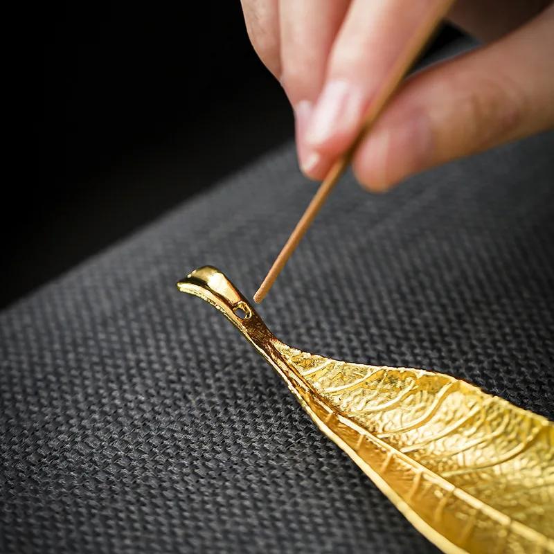 Long Leaf Incense Burner Support Rod Incense Ash Collector Incense Yoga Meditation Room Aromatherapy Burner Accessories