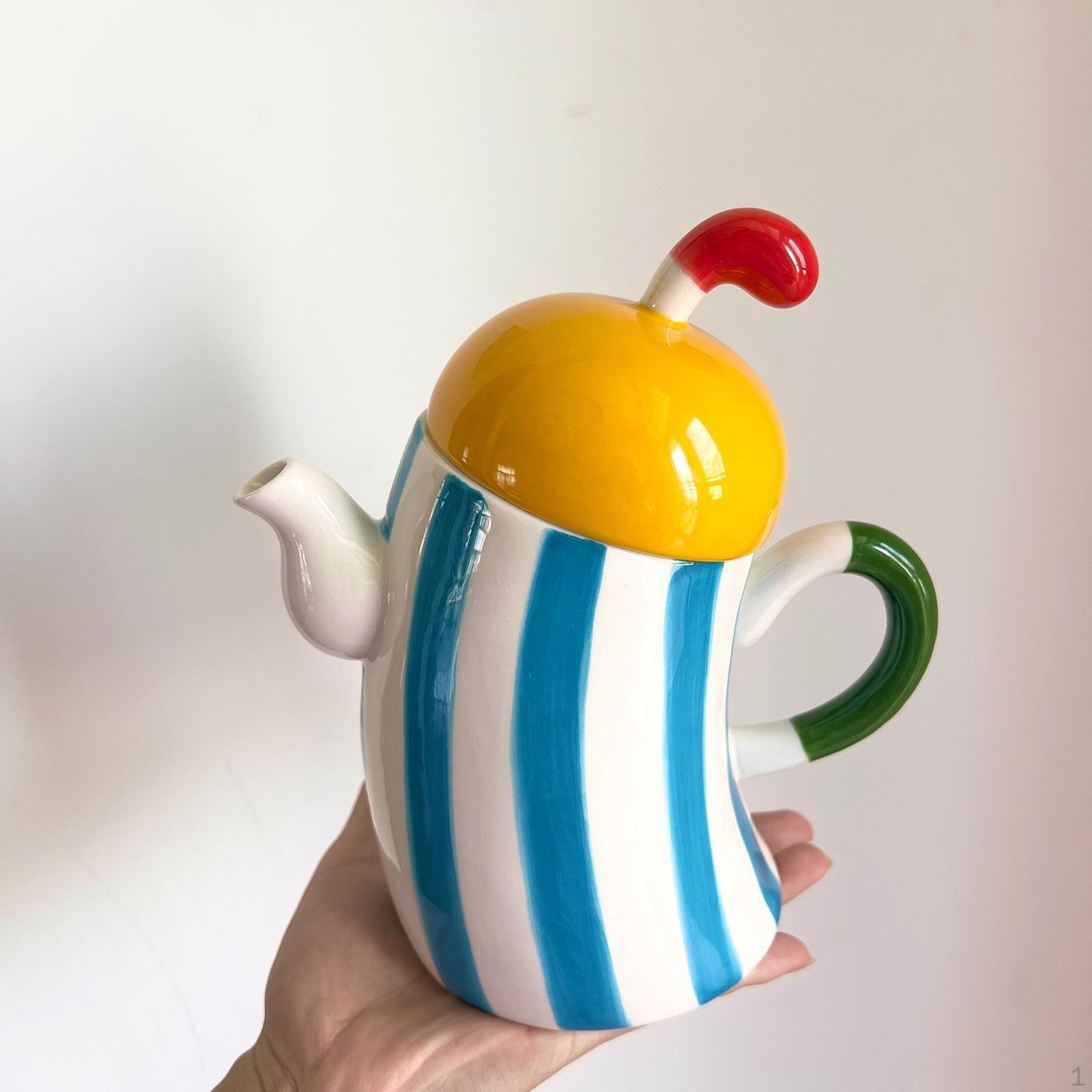 

Керамический кофейник 800 мл милый современный напиток домашний декор чайник для воды чайник для дома