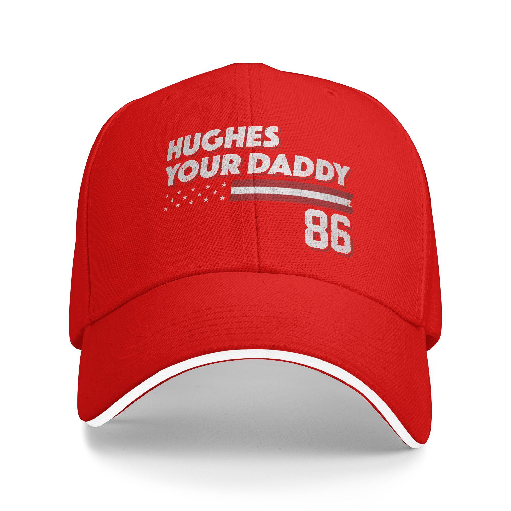 Jack Hughes Hughes your Daddy Baseball Cap Merch Vintage Casquette For Unisex Golf Headewear Adjustable Adjustable