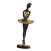 Ballerina Statue Figurine Girl Figure Collection Table Centerpieces Resin for Office Bedroom Bookshelf Fireplace Decoration