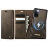 For Samsung Galaxy S20 4G/Galaxy S20 5G Case CASEME C49 Compatible with MagSafe RFID Blocking Detachable Wallet Leather Phone Cover