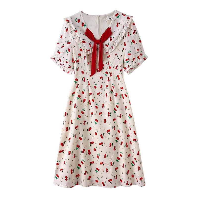 Plus-size Women's Sweet Dress for Slimming Summer Style