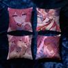 Cushion Cover Soft Yae Case Miko For Sofa Living Room Home Comfortable Genshin Office Impact Decor Protective Pillow Covers