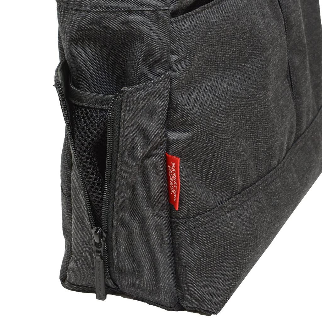Manhattan Passage 2506CH Stylish A4 Commuter Shoulder Bag (Charcoal Gray) Unisex
