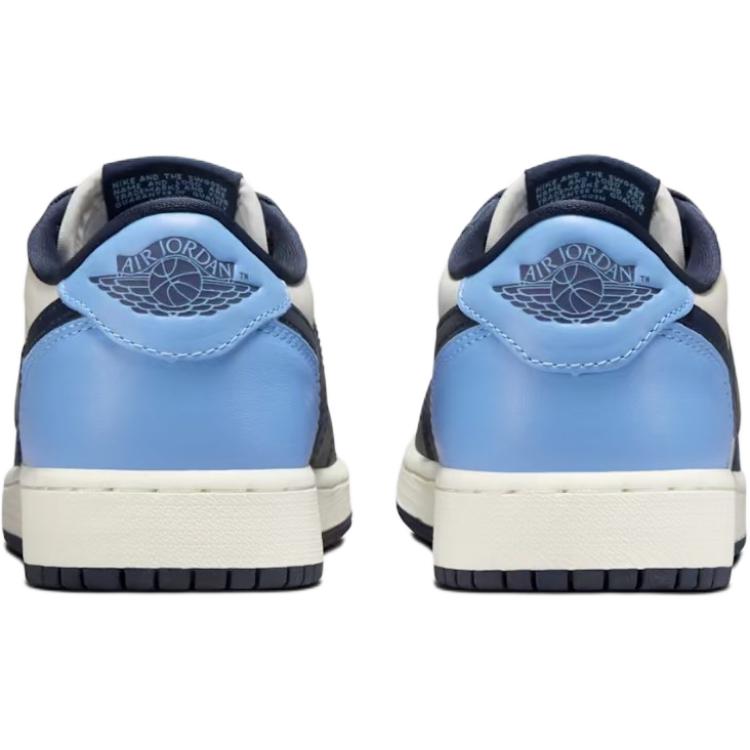Air Jordan 1 Retro Low OG GS Obsidian UNC Kids Sneakers Blue University-Blue Sail CZ0858-400