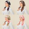 Polyester Fashion Ladies Headscarf Hat With Breathable Design For Casual Wear