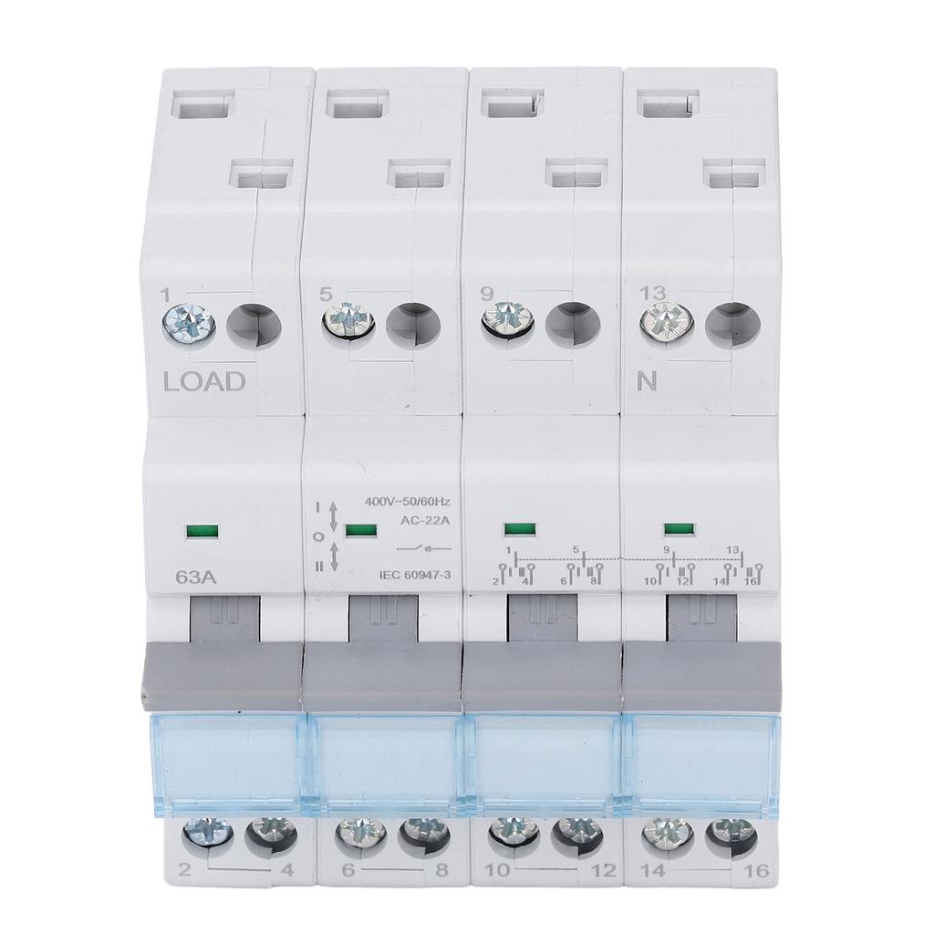 4-poliger Trennschalter DIN-Schienenmontage Miniatur-Leistungsschalter Leistungstrennschalter AC400V