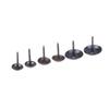 100Pcs Black Round Head Metal Pushpins Upholstery Nails Vintage Tacks Stud Decor