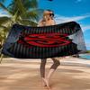 Red Emblem FSV Mainz Beach Towel Microfiber Beach Towel, Lightweight and Quick-Dry, for Summer Travel, Swimming Pool Fan Birthday Gift